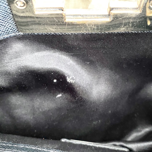 DKNY Croc Print Bag with Quilted Chain Straps - Picture 5 of 8